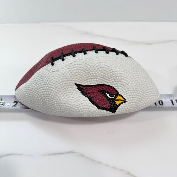 Arizona Cardinals Hail Mary Mini Rubber Football Tailgating Backyard Youth NEW - Picture 4 of 8
